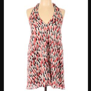 New York & Company V-Neck Halter Dress